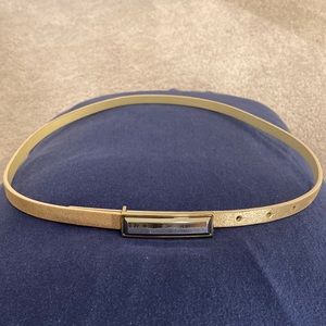 Champagne Shiny Belt